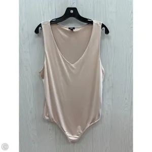 Bodysuit By Express In Pink, Size: Xl deep plunge bodysuit athleisure bodysuit