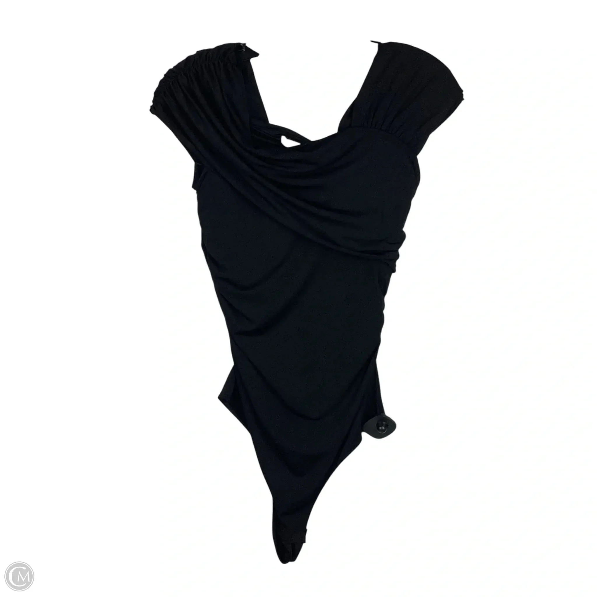 Bodysuit By H&m In Black, Size: S short torso bodysuit smart casual bodysuit