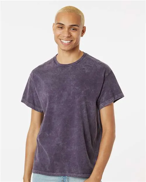 Dyenomite 200MW Mineral Wash T-Shirt Adult sophistication Light Layer
