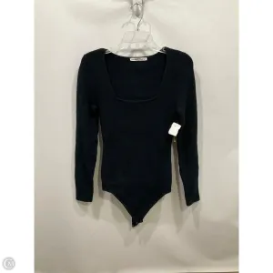 Bodysuit By Abercrombie And Fitch In Black, Size: M minimal bodysuit