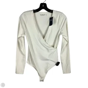 outdoor bodysuit airport outfit bodysuit Bodysuit By Abercrombie And Fitch In White, Size: S