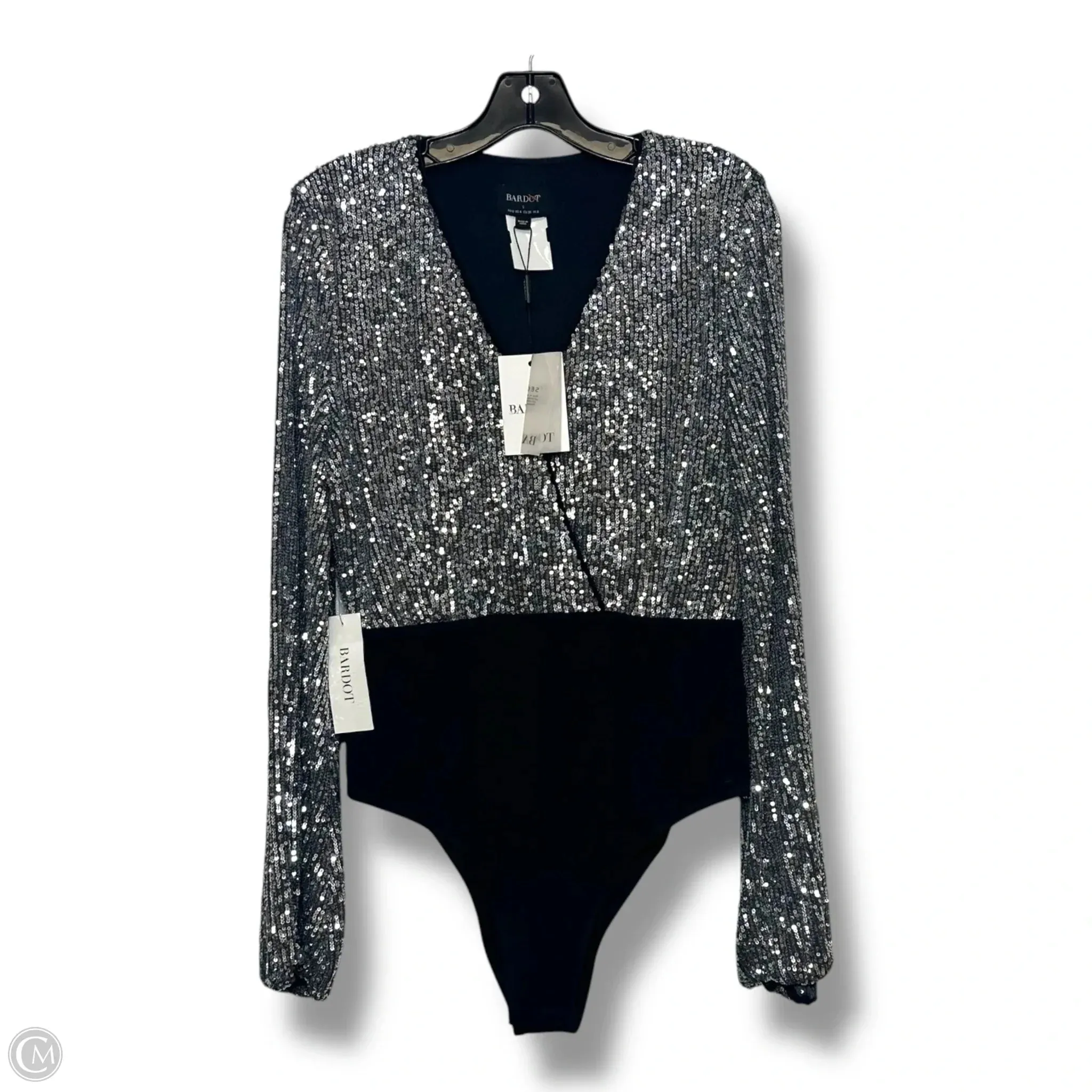 professional bodysuit Bodysuit By Bardot In Silver, Size: S