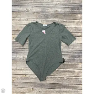 Bodysuit By Mango In Grey, Size: L minimal bodysuit casual chic bodysuit