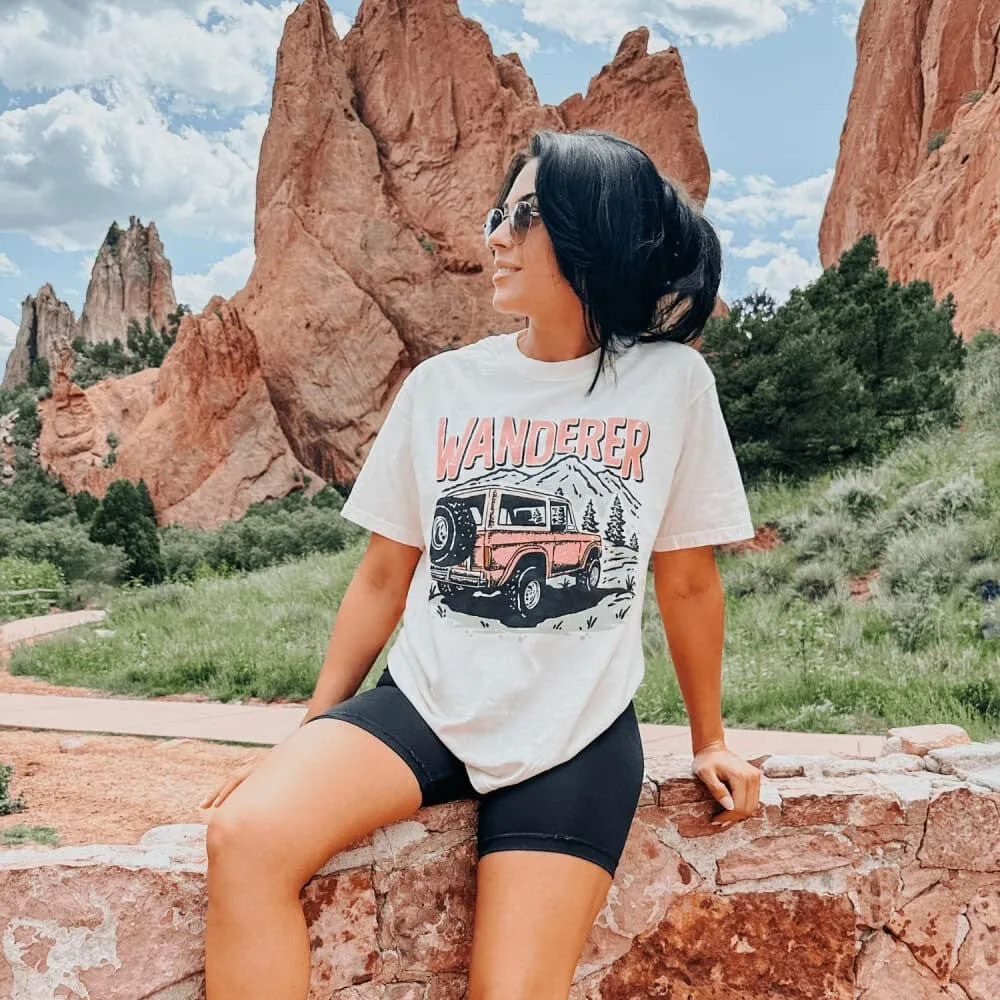 Urban Basic Wanderer Bronco Tee Raw Hem Finish DropShoulderDesign