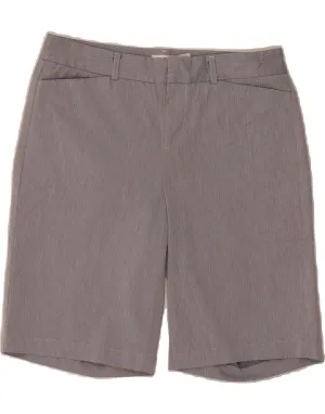 Subtle Details Breathable fabric DOCKERS Womens Casual Shorts US 8 Medium W30 Grey Pinstripe Cotton