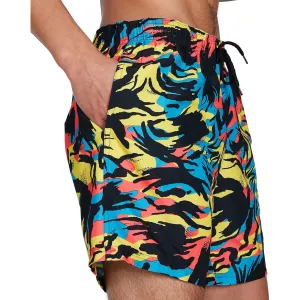 Speedo Printed Leisure 16 Inch Mens Swim Shorts - Black Muted-Tone Effortless Style