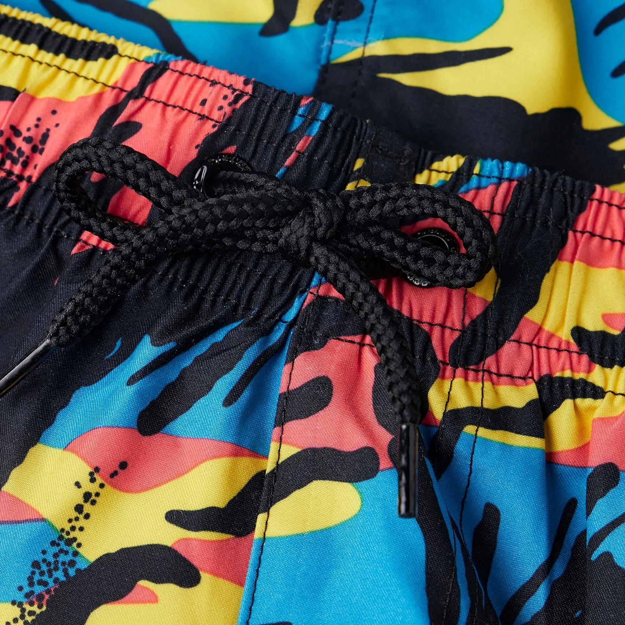 Speedo Printed Leisure 16 Inch Mens Swim Shorts - Black Pool Essentials