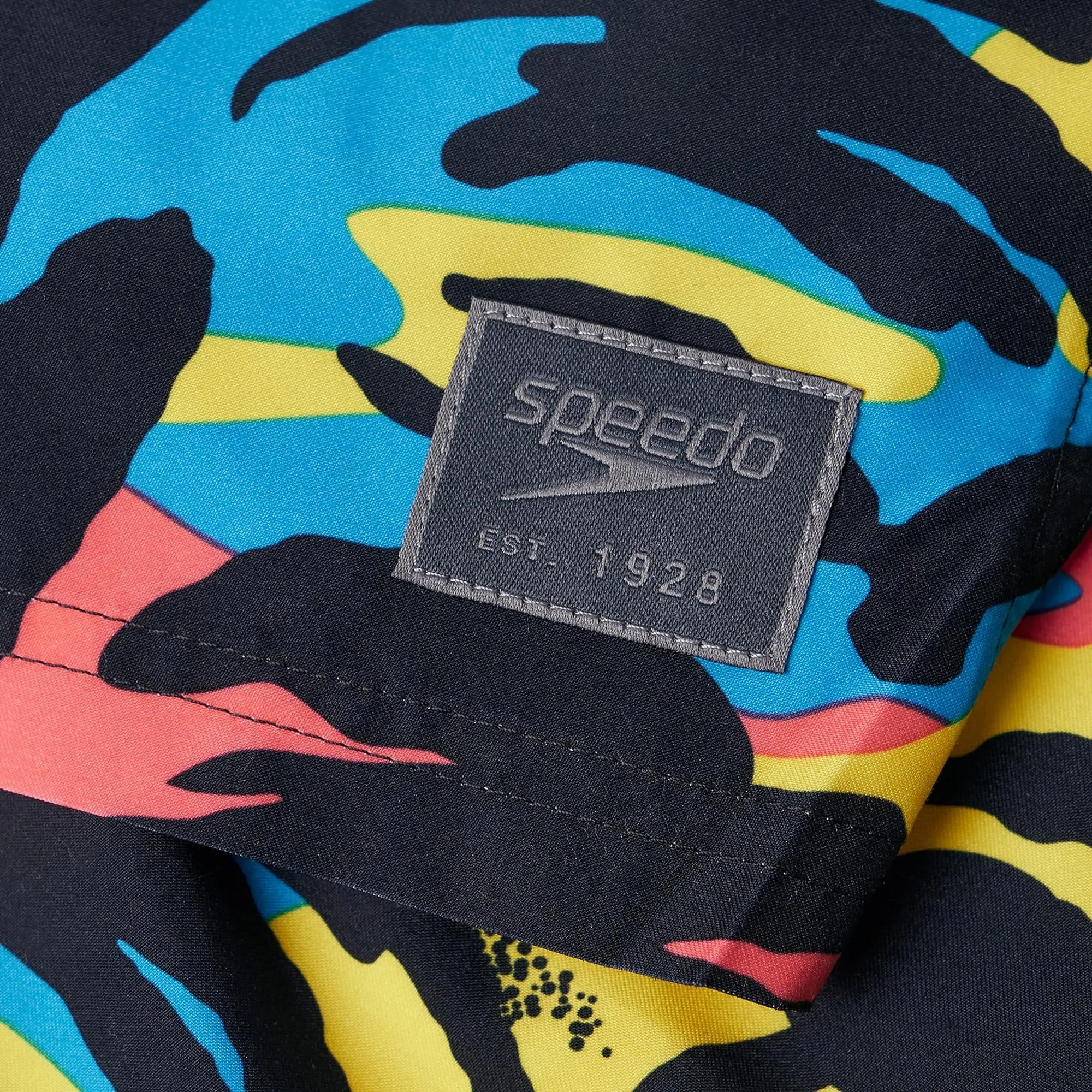 Customer Favorite Speedo Printed Leisure 16 Inch Mens Swim Shorts - Black
