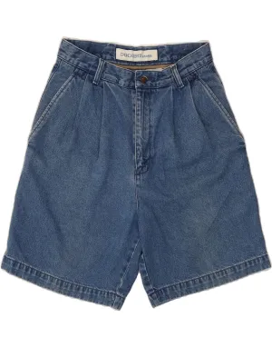 Relaxed Style Nautical Look DOCKERS Womens Khakis High Waist Denim Shorts W29 Medium Blue Cotton