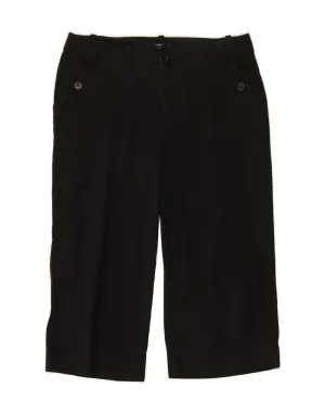 MOSSIMO Womens Bermuda Shorts US 8 Medium W32 Black Cotton No Bulk Layering System