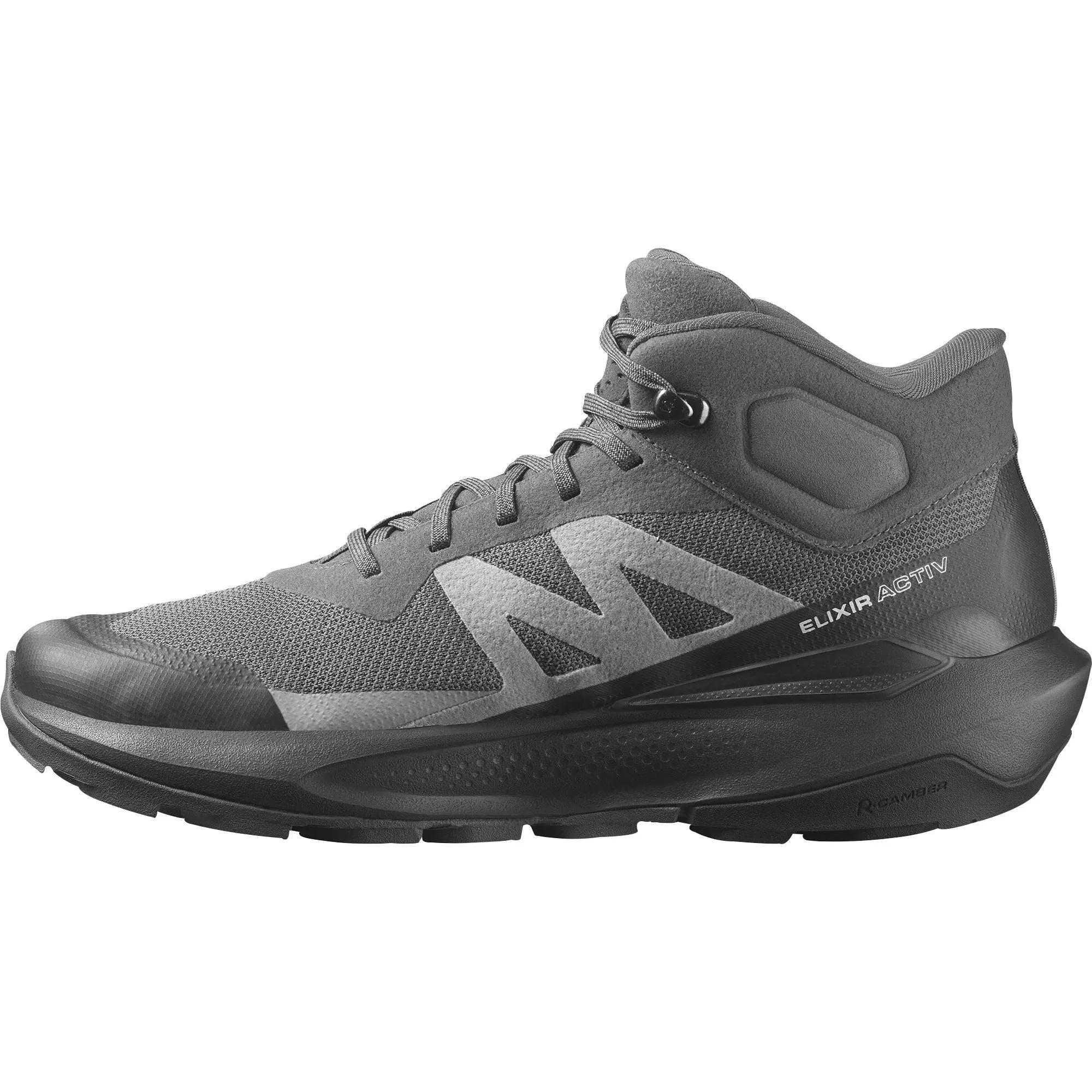 Salomon Elixir Activ Mid GORE-TEX Mens Walking Shoes - Grey Explore Gear Supportive