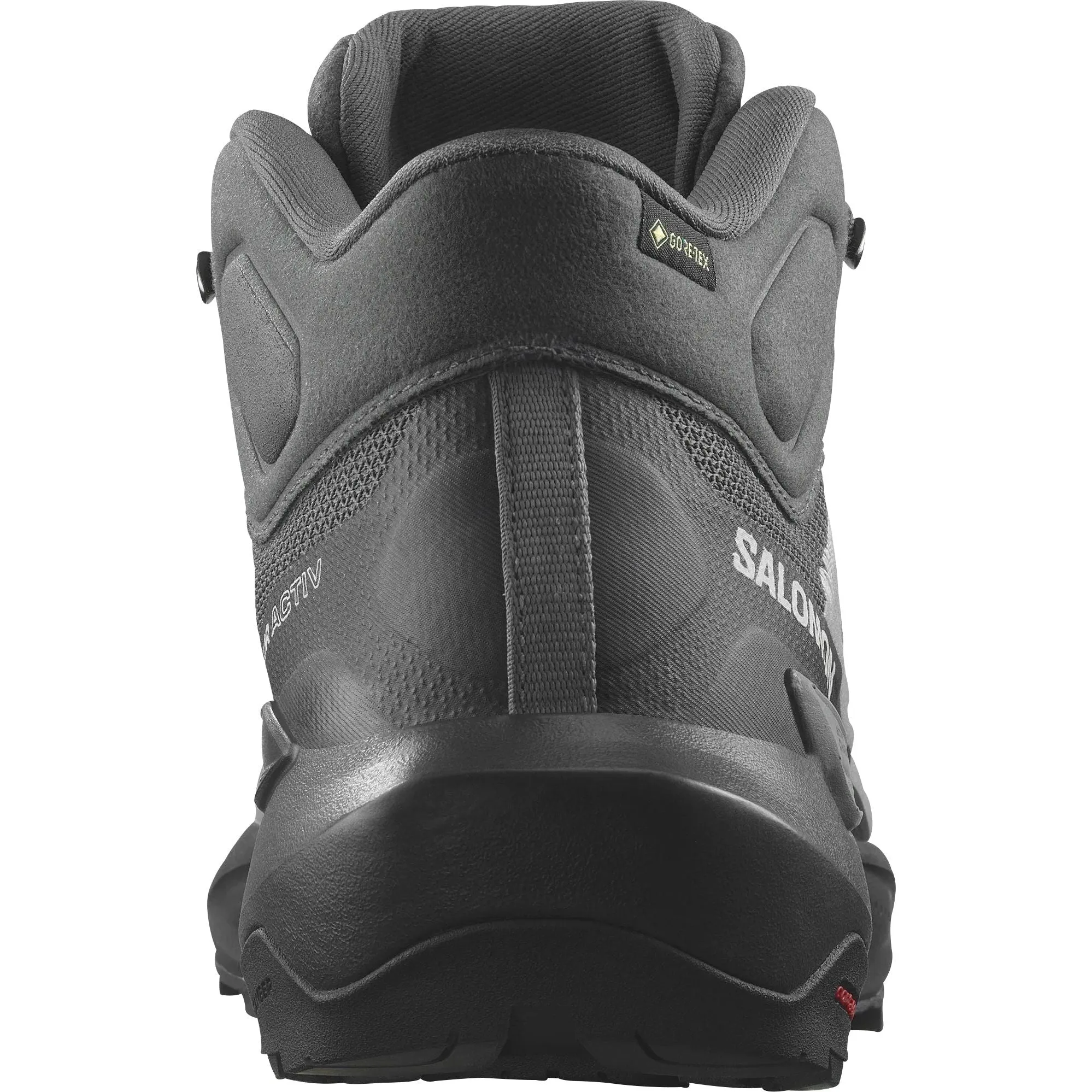 Rocky Terrain Fit Salomon Elixir Activ Mid GORE-TEX Mens Walking Shoes - Grey
