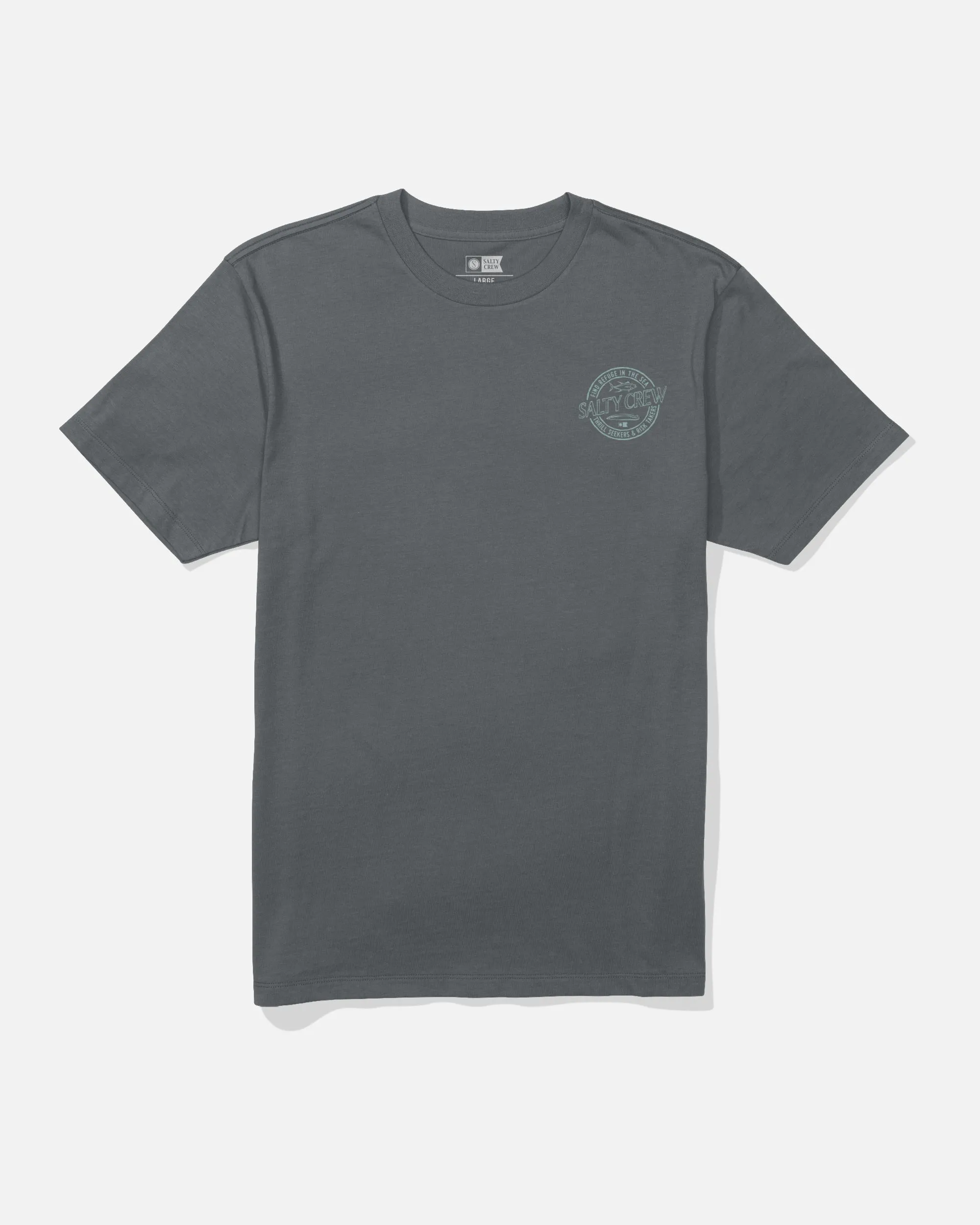 Skewed Tee - Charcoal Soft & Smooth