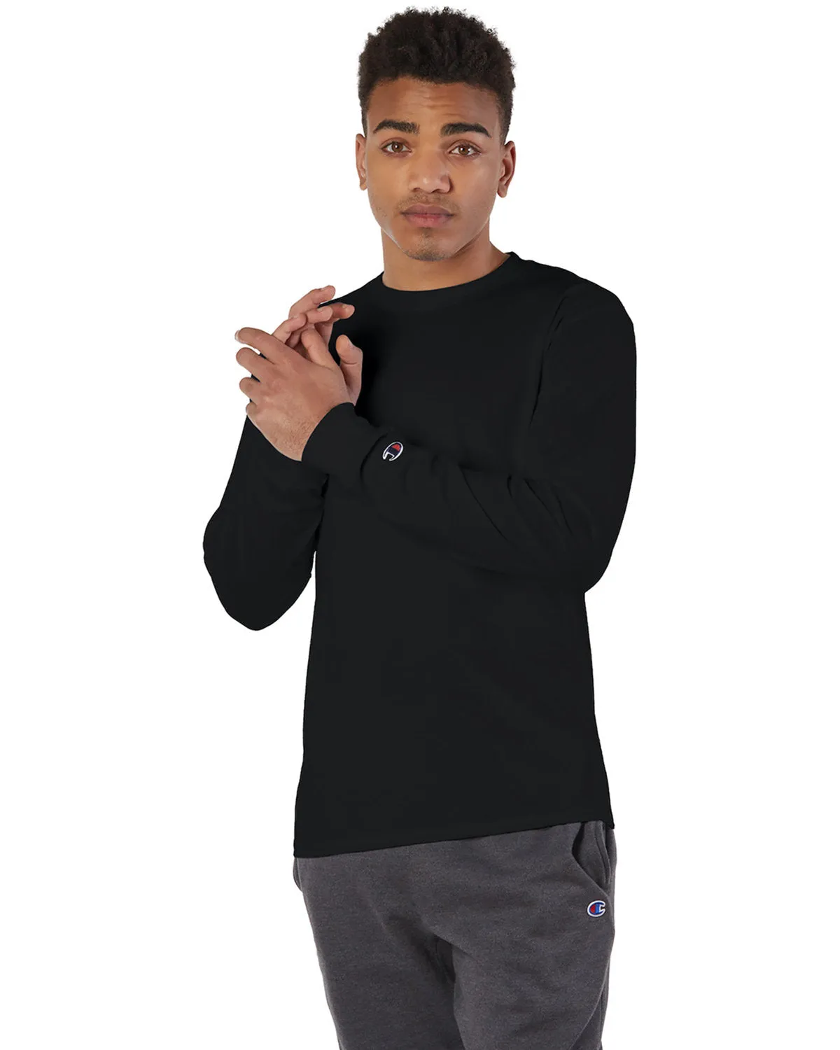 Champion CC8C Adult Long-Sleeve T-Shirt Soft and Lightweight cycling outfit