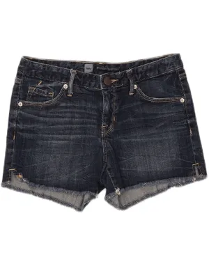 Non Iron Material MOSSIMO Womens Denim Shorts US 4 Small W27  Navy Blue Cotton