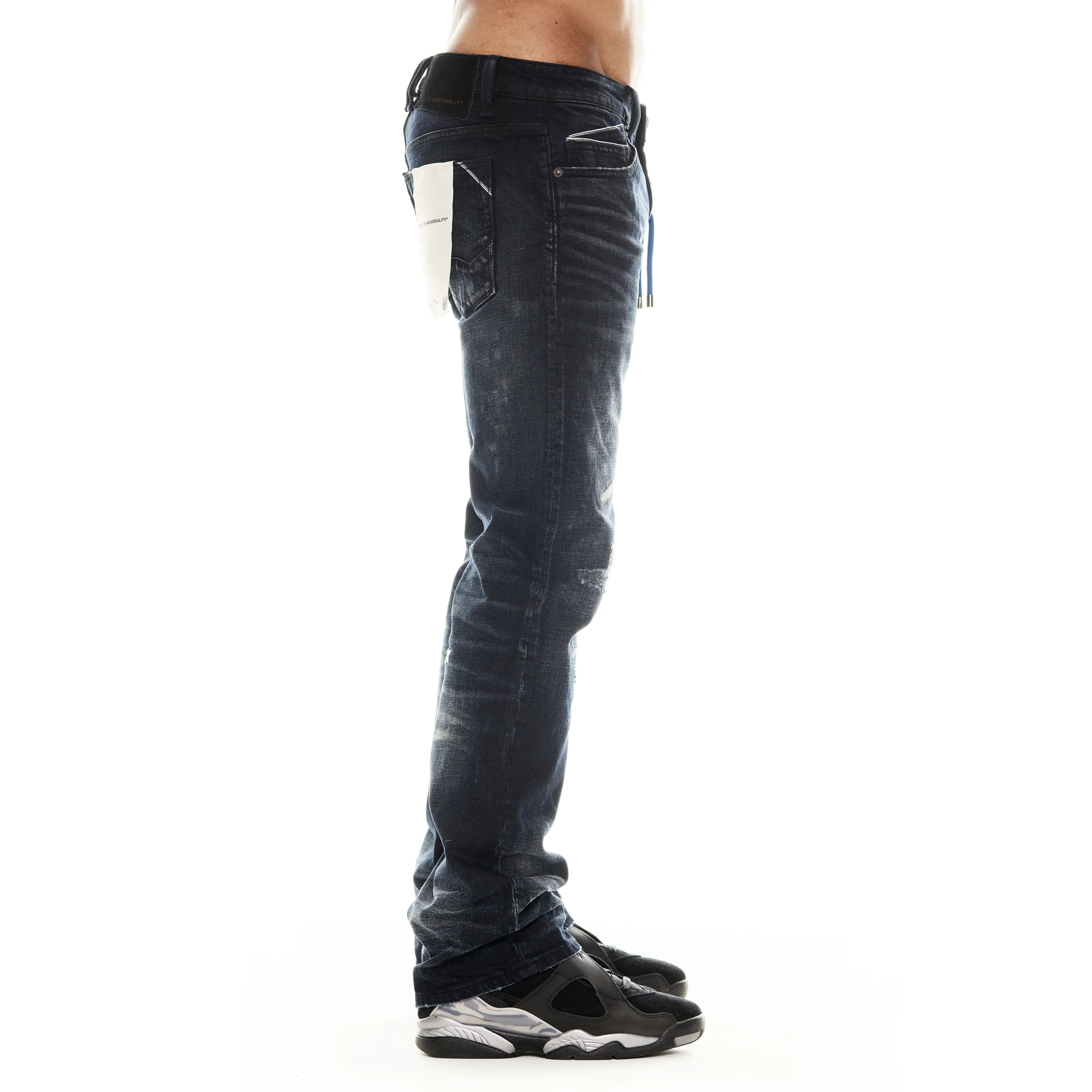 Minimal Fit Traveler Gear Earthy Cult's Hagen Relaxed Jeans in Sapphire