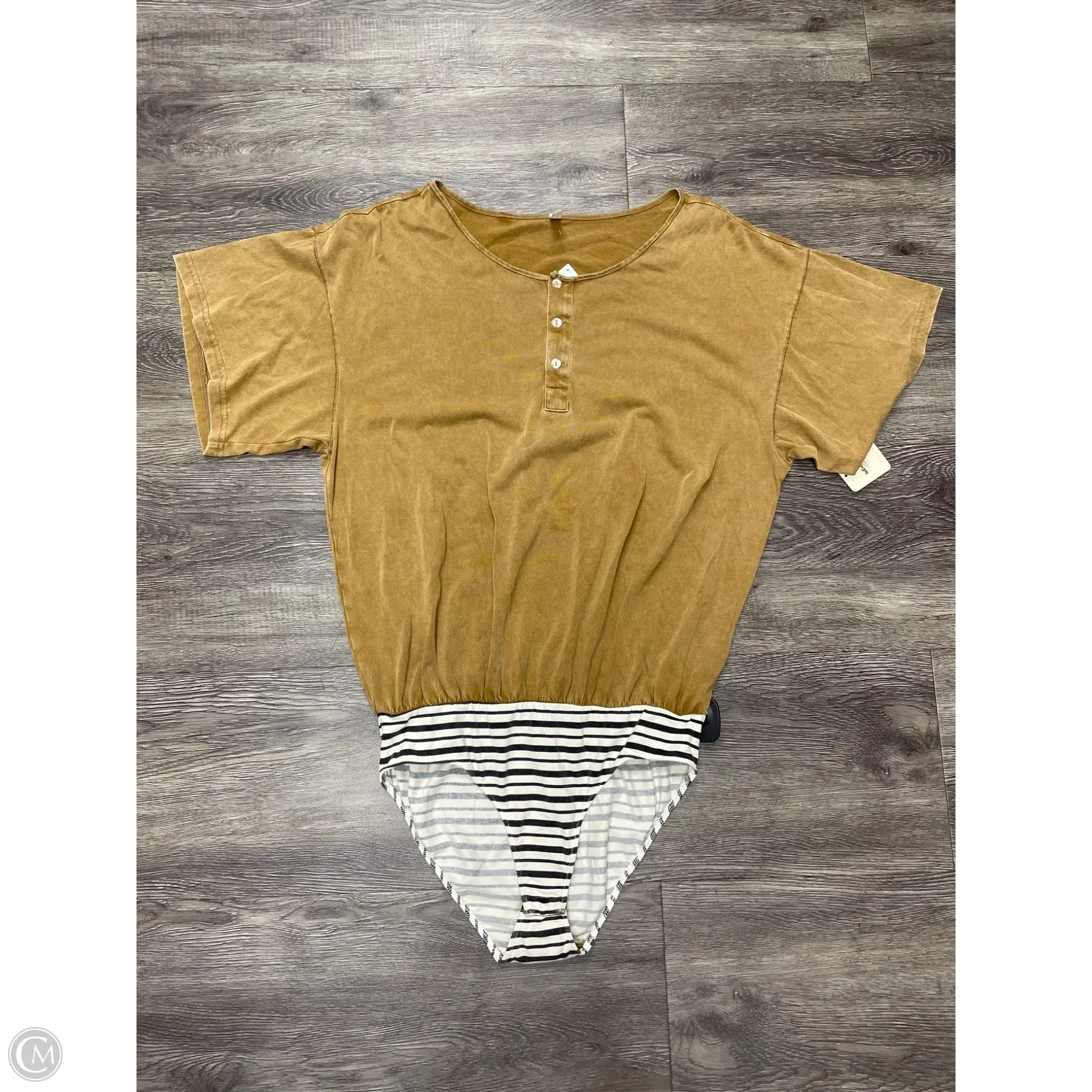 Bodysuit By Free People In Tan, Size: L blue bodysuit performance bodysuit