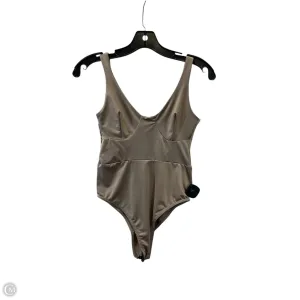 street style bodysuit Bodysuit By Boohoo Boutique In Bronze, Size: S