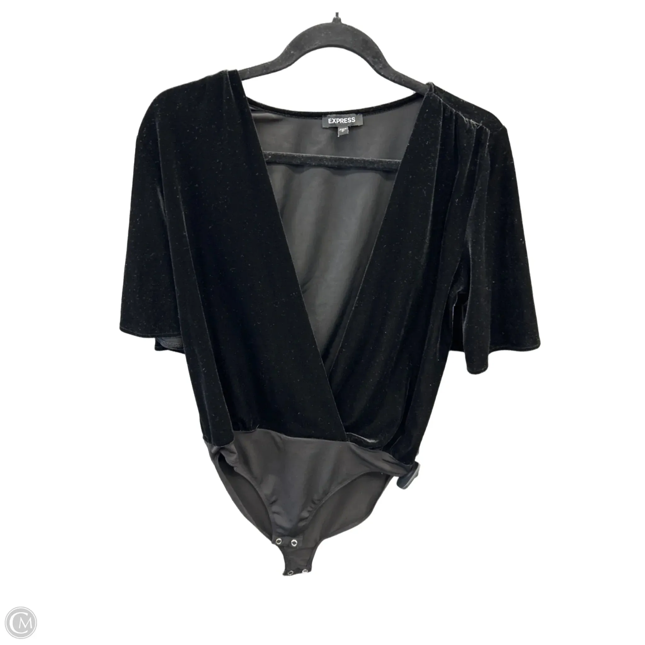 racerback bodysuit Bodysuit By Express In Black, Size: S