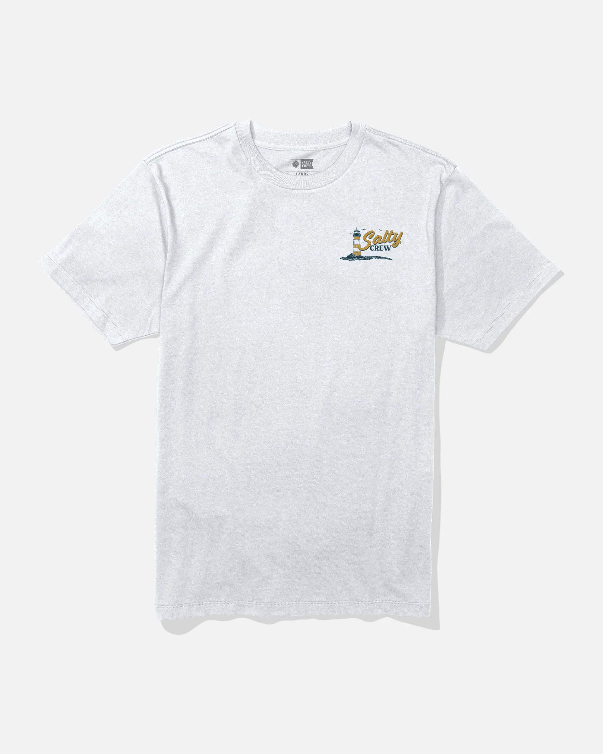 Essential Piece Garment Dyed Ashore Tee - White