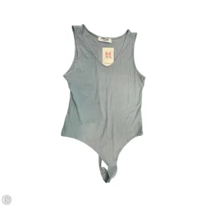 Bodysuit By Double Zero In Blue, Size: S zipper bodysuit teen bodysuit