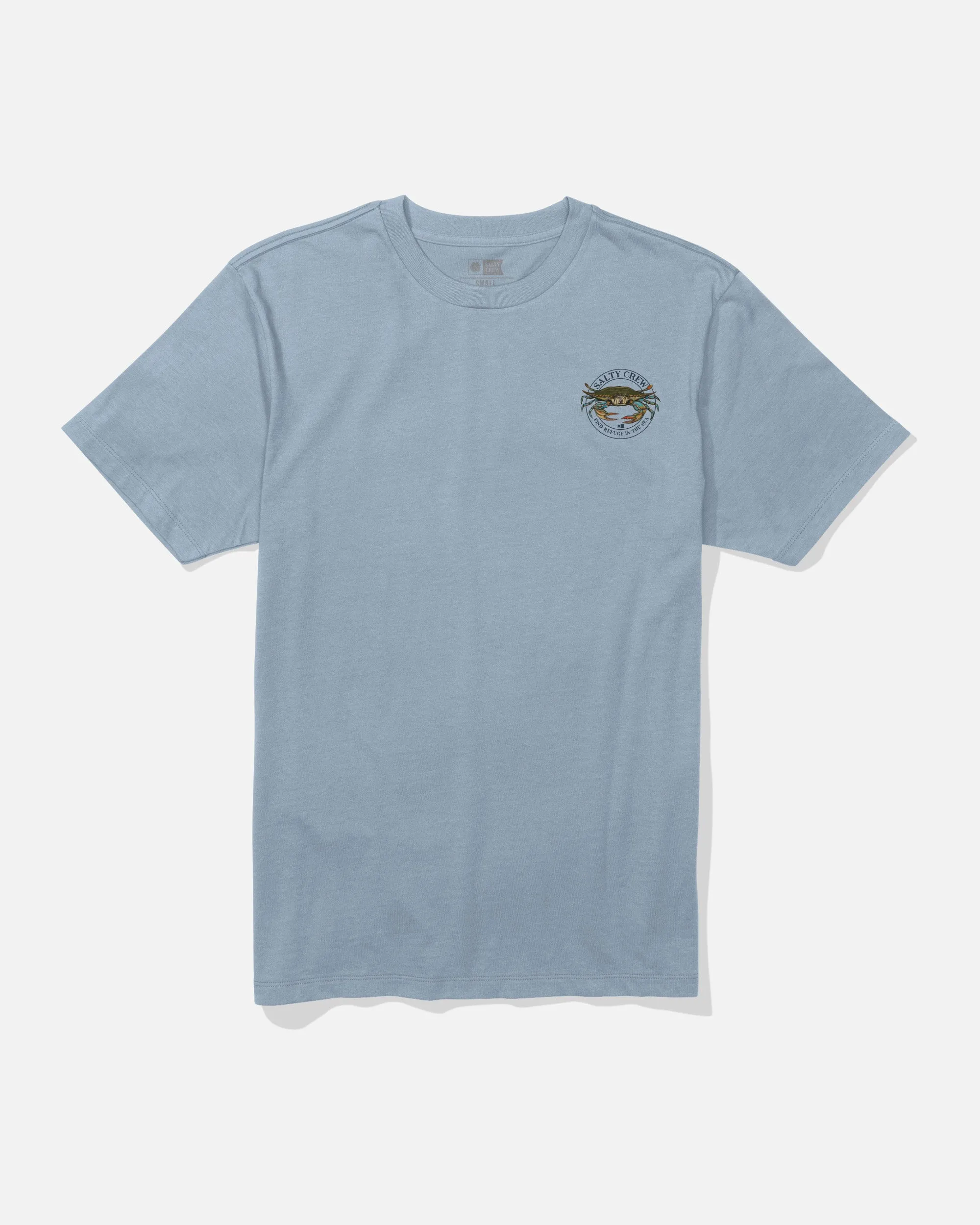 ZeroDistressFinish Classic Fit Jimmy Tee - Blue Fog