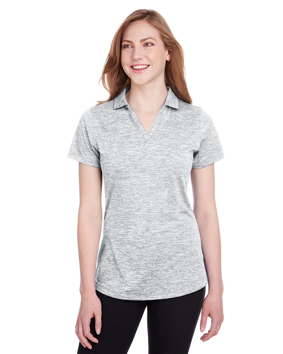 Puma Golf 596802 Ladies' Icon Heather Polo Premium Top