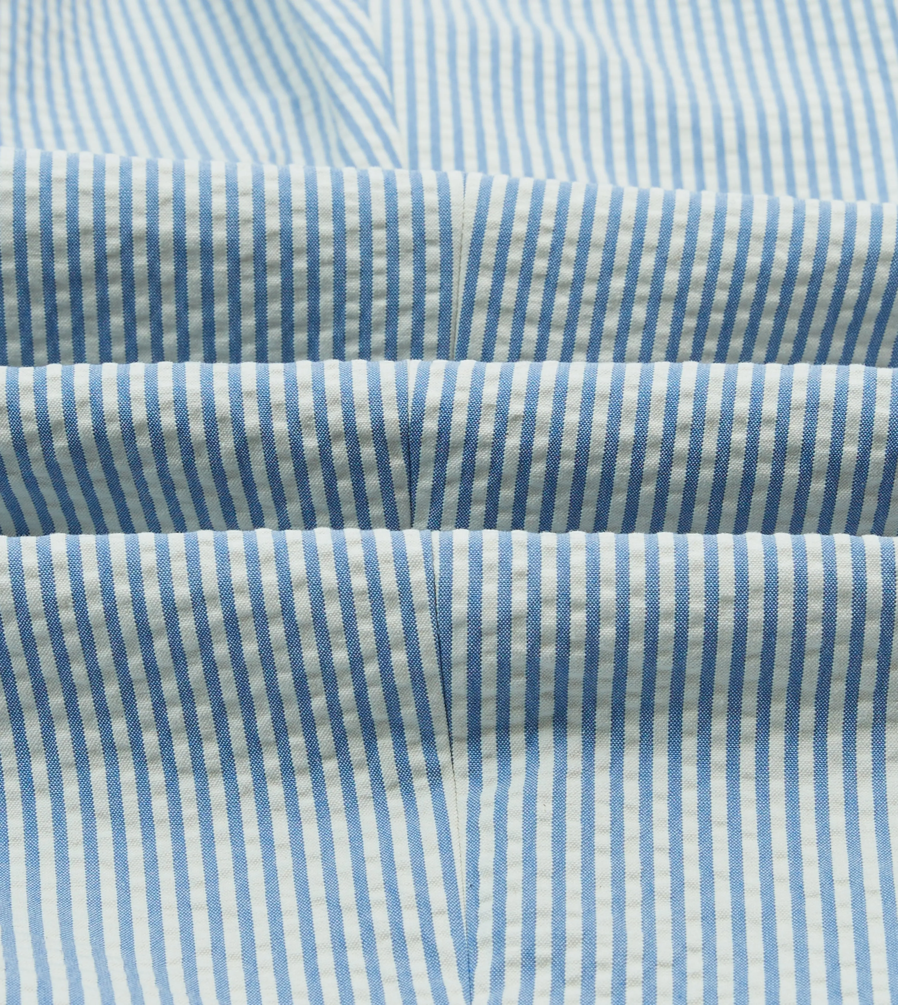 Seersucker Cotton Single Pleat Trouser Luxury Layer
