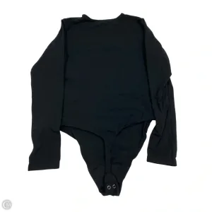 nylon bodysuit Bodysuit By Auden In Black, Size: L