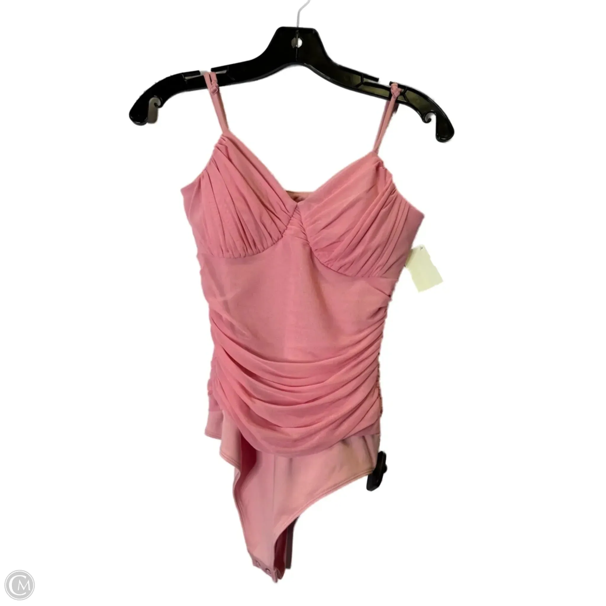 red bodysuit evening bodysuit Bodysuit By Express In Pink, Size: S