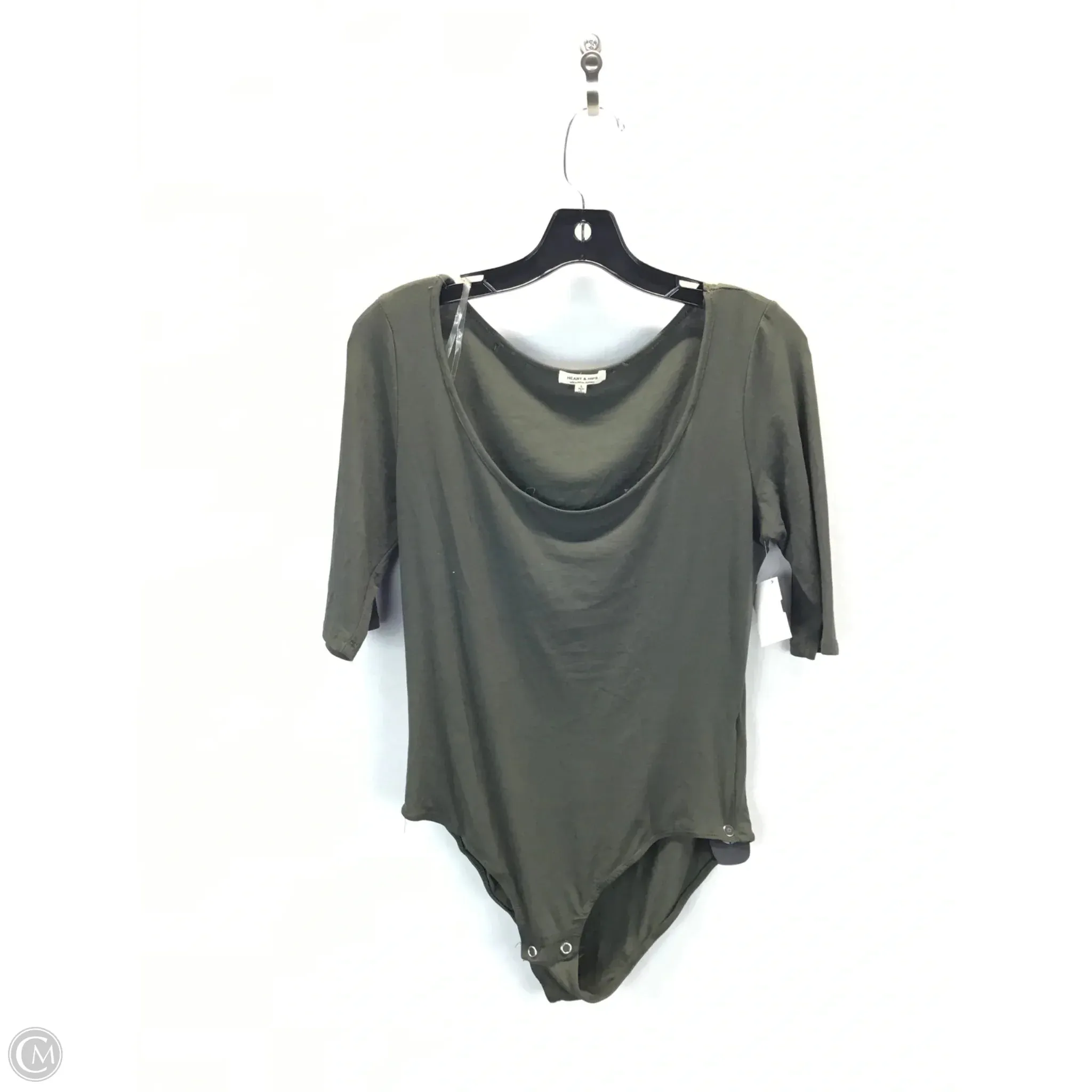 celebrity style bodysuit bodysuit with leggings Bodysuit By Heart & Hips In Green, Size: L