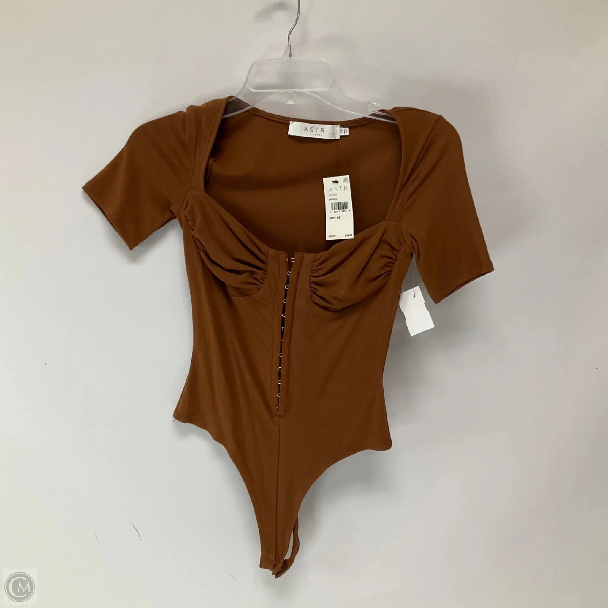 Bodysuit By Astr In Brown, Size: Xs holiday bodysuit