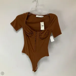 Bodysuit By Astr In Brown, Size: Xs holiday bodysuit