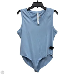 Bodysuit By Clothes Mentor In Blue, Size: Xl gold bodysuit brown bodysuit