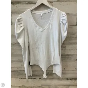 Bodysuit By Clothes Mentor In White, Size: Xl bodysuit with jeans weekend wear bodysuit