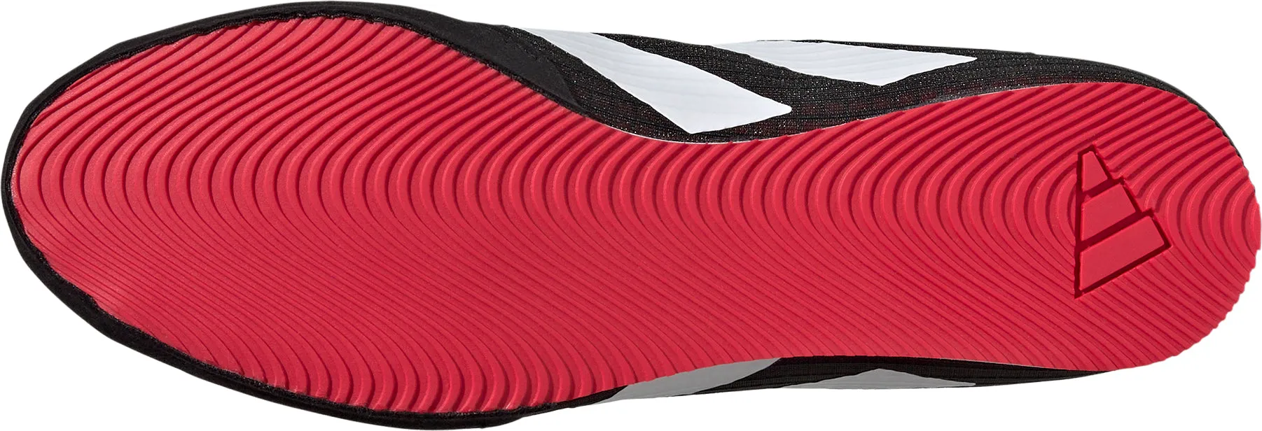 adidas Box Hog 4 Mens Boxing Shoes - Black Non Compressible Midsole Secure fit
