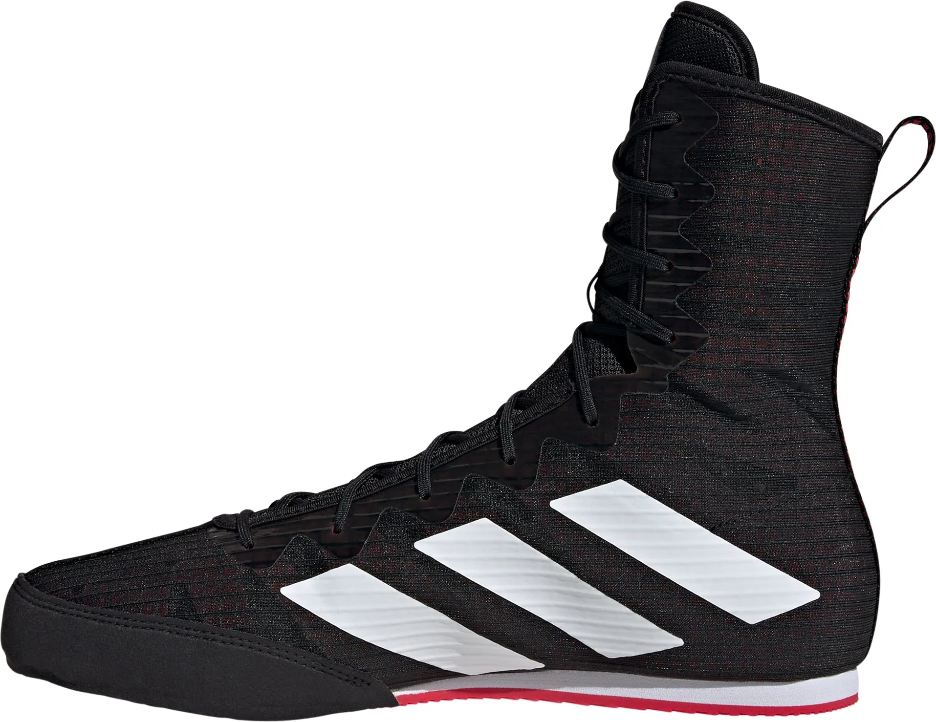 adidas Box Hog 4 Mens Boxing Shoes - Black Phylon Foam Tech Compression Fit