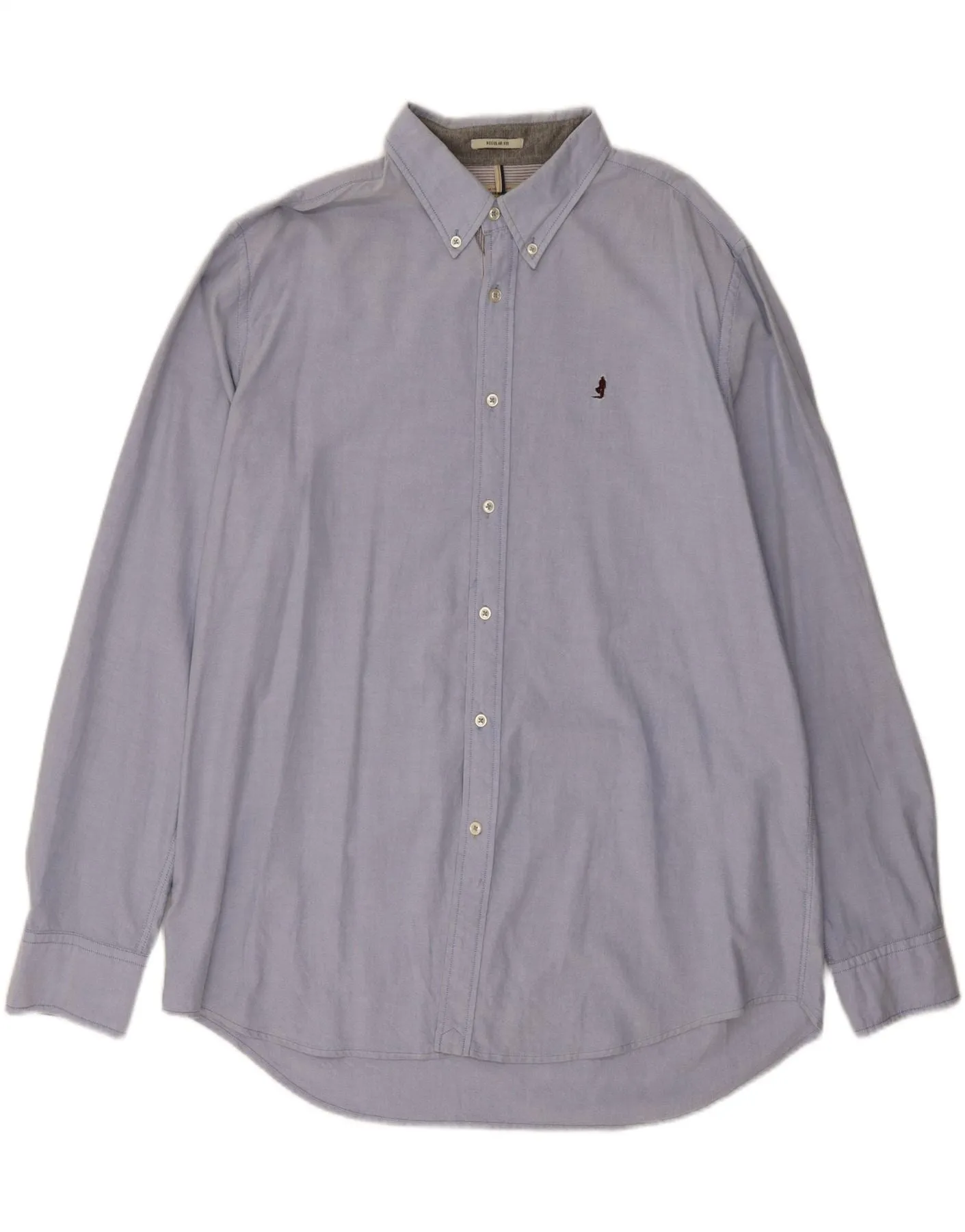 High-End Finish MARLBORO CLASSICS Mens Regular Fit Shirt 3XL Blue