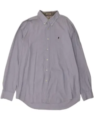 High-End Finish MARLBORO CLASSICS Mens Regular Fit Shirt 3XL Blue