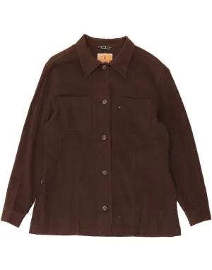 Anniversary Celebration CONTE OF FLORENCE Womens Shirt IT 46 Large Brown Viscose