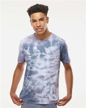 Flatlock stitching Versatile Look Dyenomite 640LM LaMer Over-Dyed Crinkle Tie-Dyed T-Shirt
