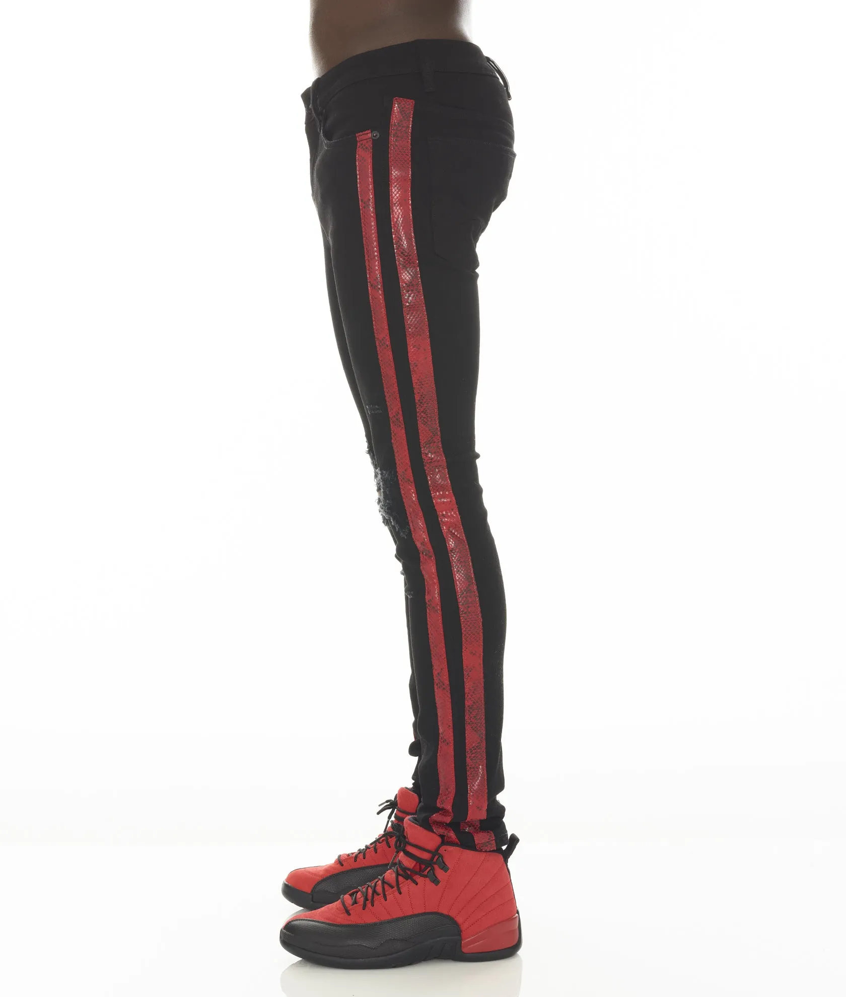PUNK SUPER SKINNY IN BLACK Modern Winter Warmth Loose