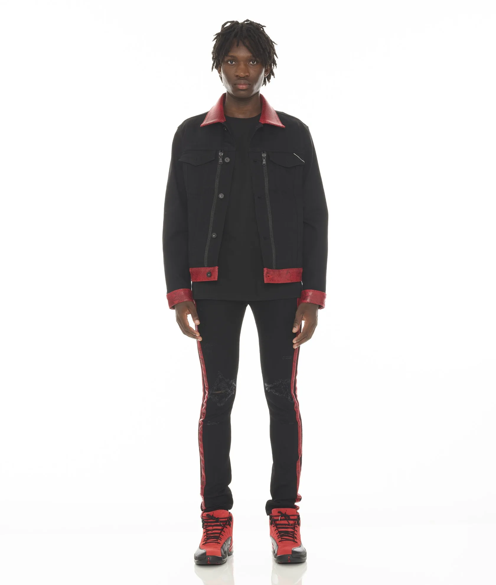 PUNK SUPER SKINNY IN BLACK Common Outfit