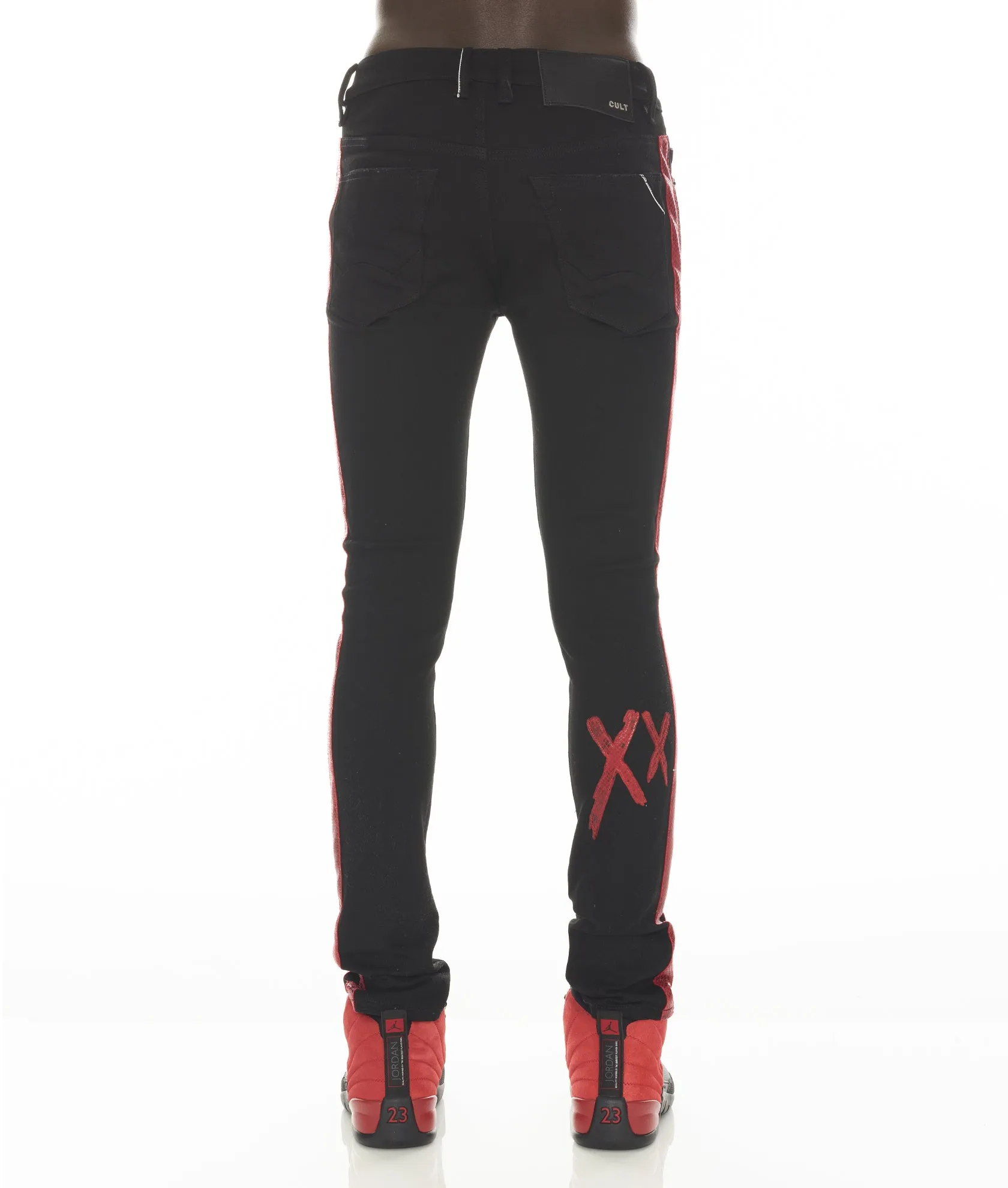 One For All Smart Casual Neutral PUNK SUPER SKINNY IN BLACK