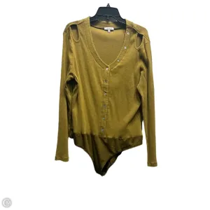 Bodysuit By White Birch In Green, Size: 3x couture bodysuit loose fit bodysuit
