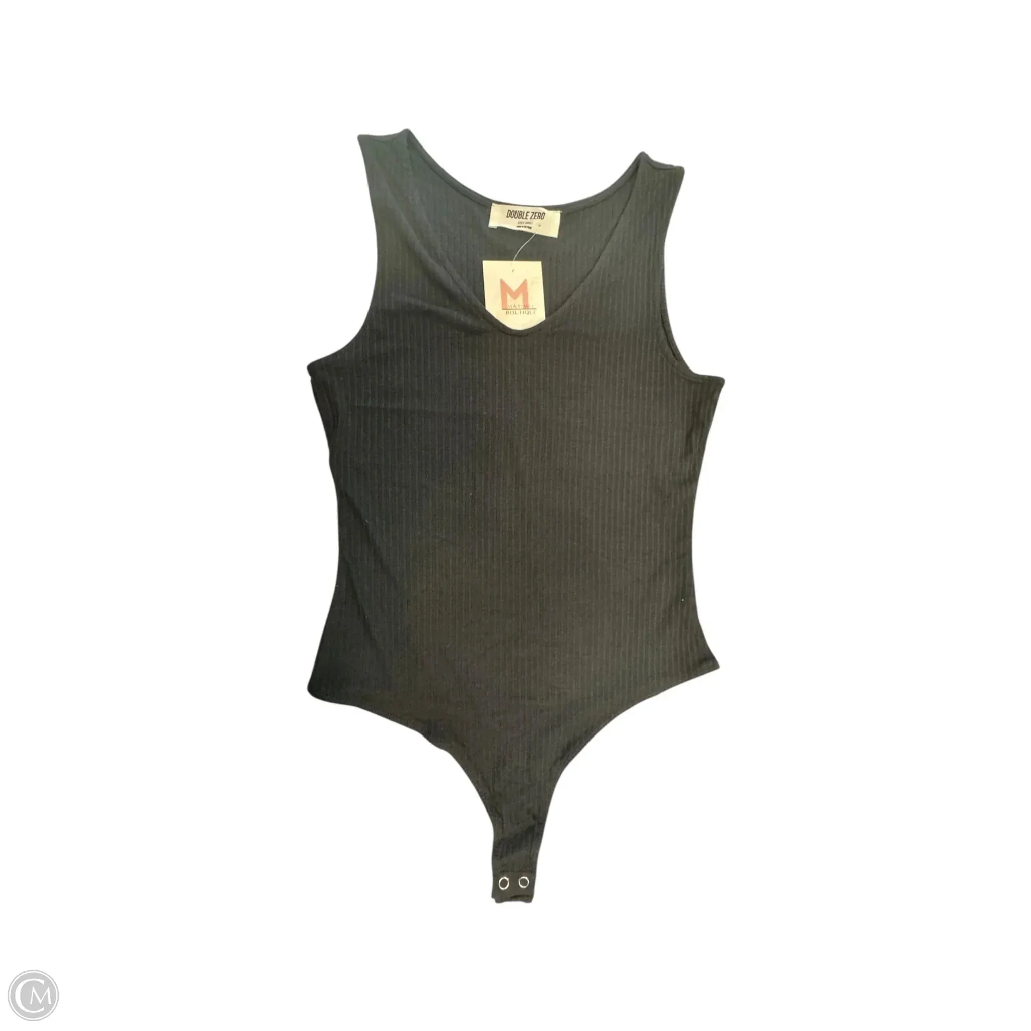 Bodysuit By Double Zero In Black, Size: M luxury bodysuit smart casual bodysuit