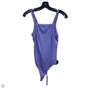 Bodysuit By Bp In Purple, Size: M strapless bodysuit sheer bodysuit
