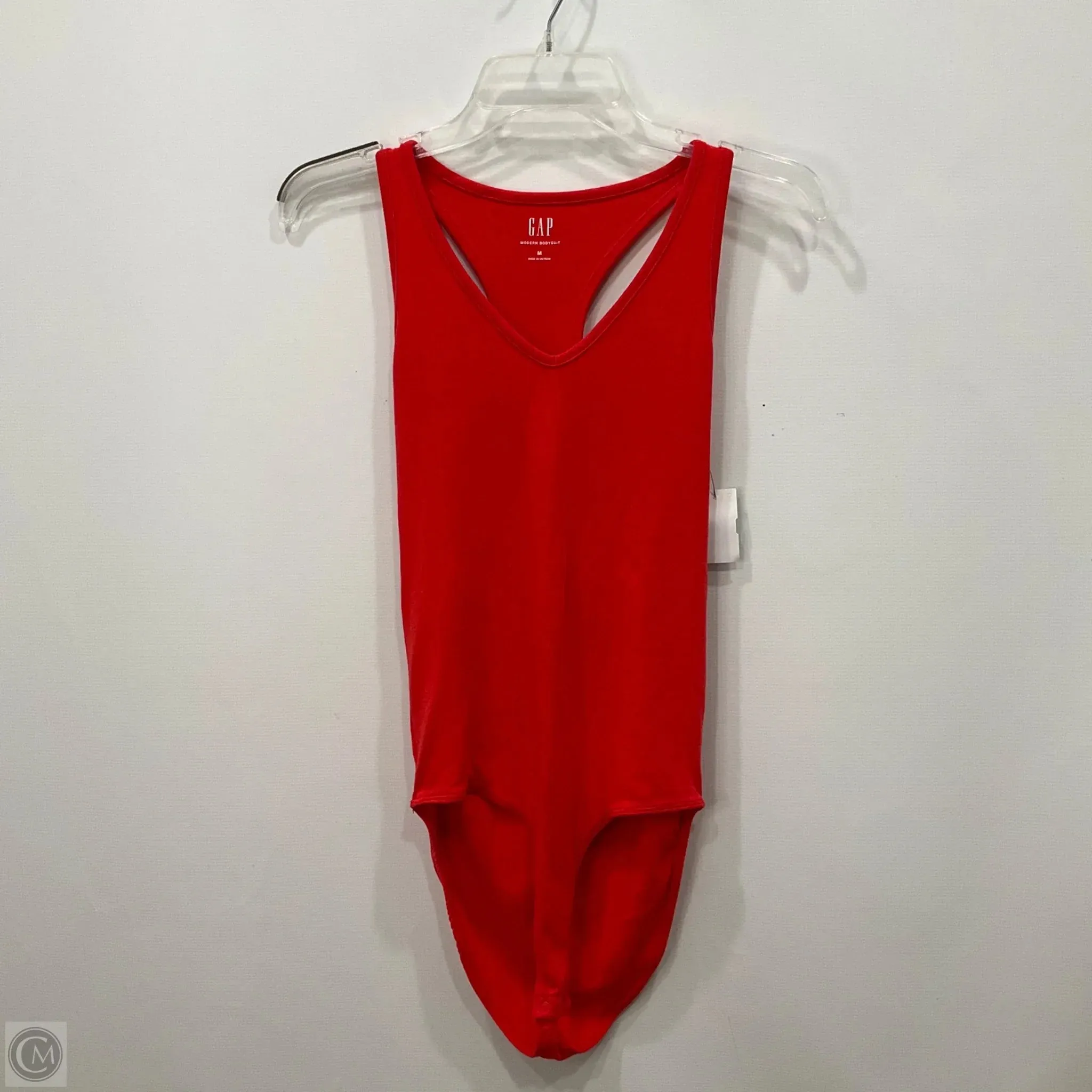 modern bodysuit Bodysuit By Gap In Red, Size: M