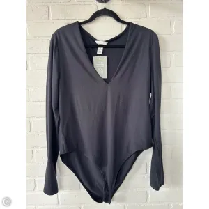 bodysuit with shorts Bodysuit By H&m In Black, Size: Xl