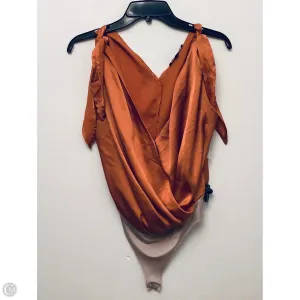 smart casual bodysuit Bodysuit By Clothes Mentor In Orange, Size: L